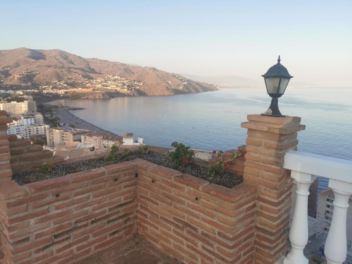 Casa adosada panorámica al mar Almuñécar Exterior foto